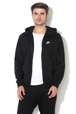 Nike: Толстовка  Sportswear Club на молнии