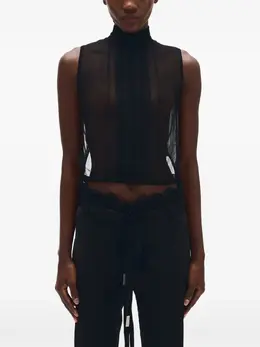 Ann Demeulemeester: Топ кроп-топ 