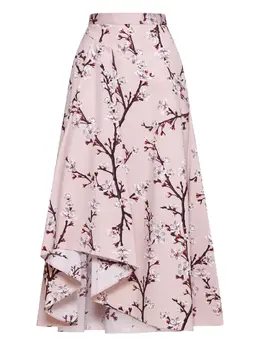 Alexander McQueen: Юбка с растительным принтом 