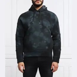 Emporio Armani: Чёрная толстовка 