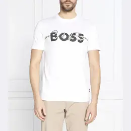 BOSS: Белая футболка 