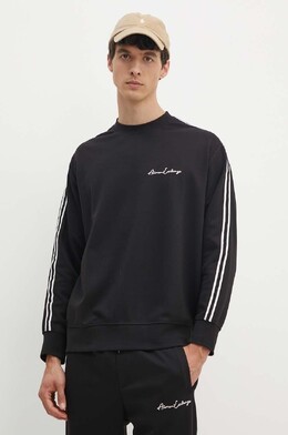 Armani Exchange: Чёрная толстовка 
