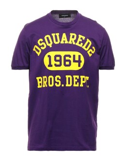 Dsquared2: Фиолетовая футболка 