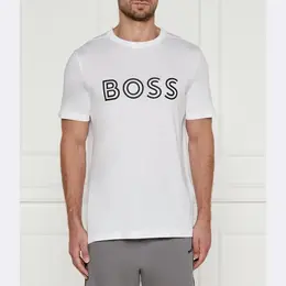 BOSS: Белая футболка 