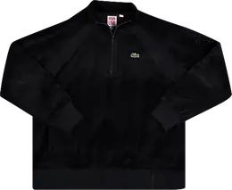 Supreme: Футболка  Lacoste из велюра