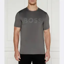 BOSS: Серая футболка 