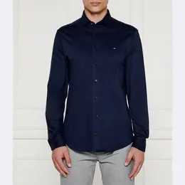 Tommy Hilfiger: Синяя рубашка 