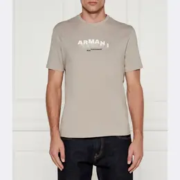 Armani Exchange: Обтягивающая футболка 