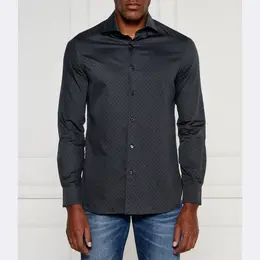 Emporio Armani: Чёрная рубашка 
