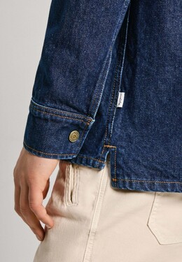 Pepe Jeans: Синяя рубашка 