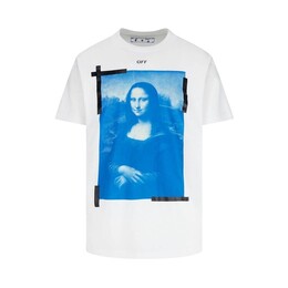 Off-White: Белая футболка  Monalisa