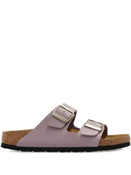 Birkenstock: Светлые сандалии  Arizona Birko Flor