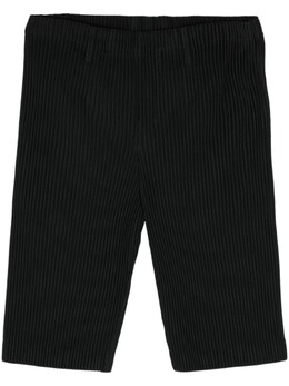 Homme Plissé Issey Miyake: Чёрные шорты 
