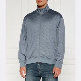 Armani Exchange: Синяя толстовка 