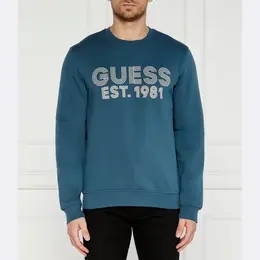 GUESS: Синяя толстовка 