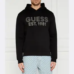 GUESS: Чёрная толстовка 