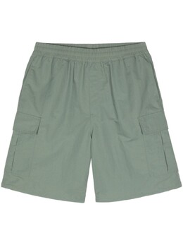 Carhartt WIP: Зелёные шорты 