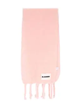 Jil Sander: Розовый шарф 