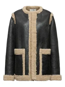MM6 Maison Margiela: Кожаная куртка 