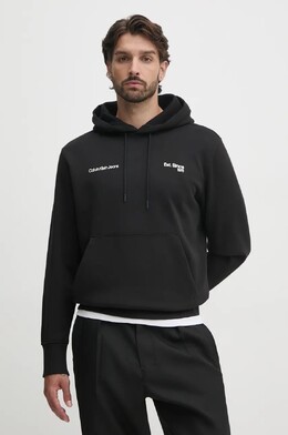 Calvin Klein Jeans: Чёрная толстовка 