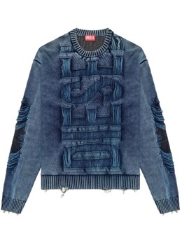Diesel: Синий свитер 