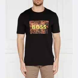 BOSS: Чёрная футболка 