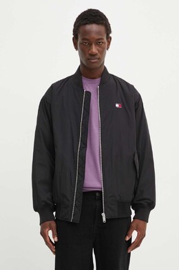 Tommy Jeans: Чёрная куртка 