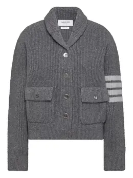 Thom Browne: Куртка  4-Bar с воротником