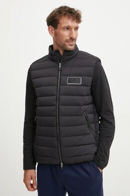 EA7 Emporio Armani: Чёрный жилет 