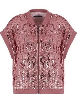 Armani Exchange: Розовый жилет 