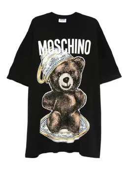 Moschino: Футболка  Teddy Bear с принтом