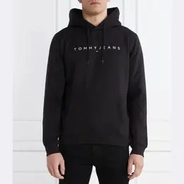 Tommy Hilfiger: Чёрная толстовка 