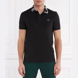 Lacoste: Чёрная рубашка 