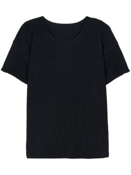 Issey Miyake Men: Синяя футболка 