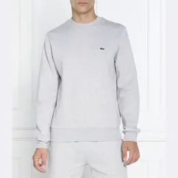 Lacoste: Серая толстовка 