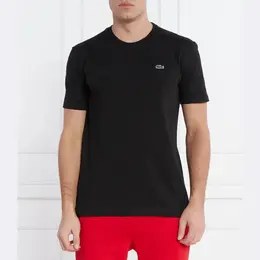 Lacoste: Чёрная футболка 