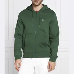Lacoste: Зелёная толстовка 