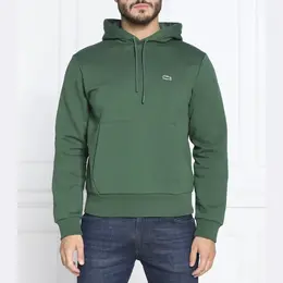 Lacoste: Зелёная толстовка 