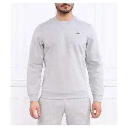 Lacoste: Серая толстовка 