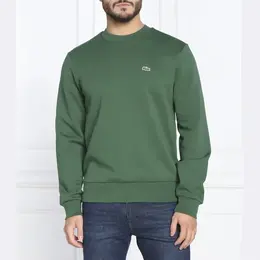 Lacoste: Зелёная толстовка 
