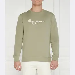 Pepe Jeans London: Зелёная толстовка 