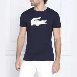 Lacoste: Синяя футболка 