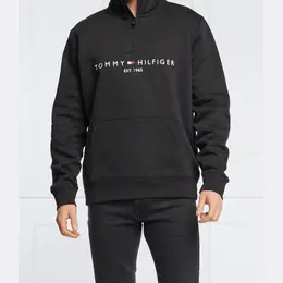 Tommy Hilfiger: Чёрная толстовка 