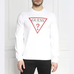 GUESS: Белая толстовка 