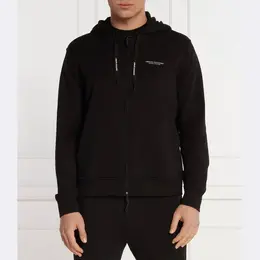 Armani Exchange: Чёрная толстовка 