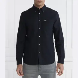 Lacoste: Синяя рубашка 