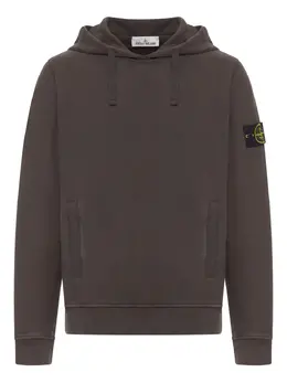 Stone Island: Коричневая толстовка 