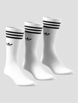 Adidas: Белые носки  Originals