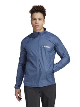 Adidas: Синяя куртка  Terrex