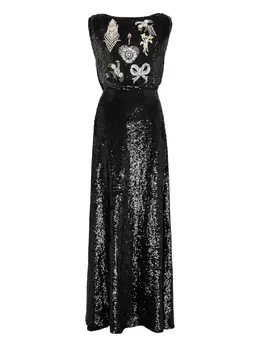 Temperley London: Платье с блёстками 